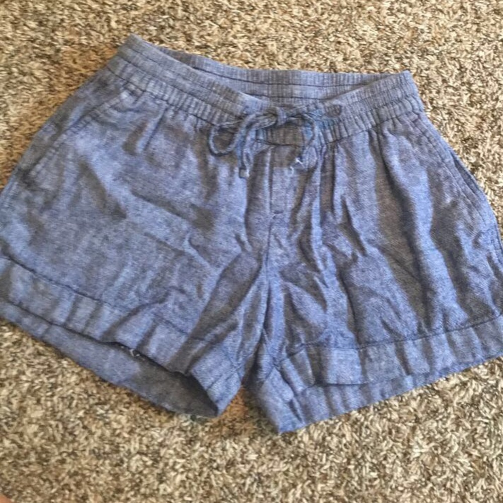 blue, jean like shorts from Old Navy